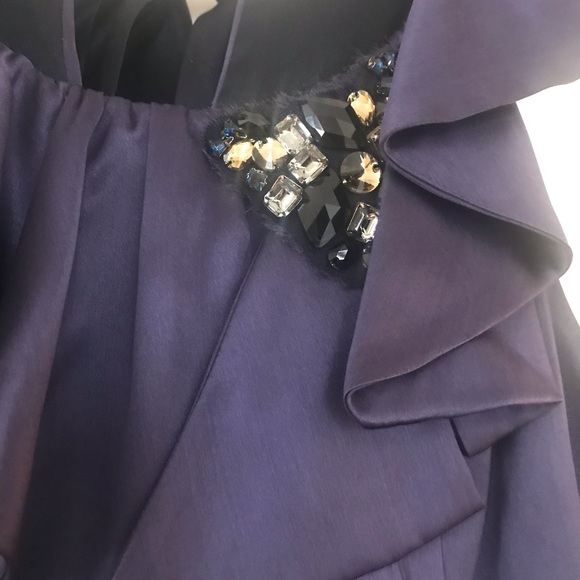 BCBG Purple and Black mini dress with Pockets! - Picture 4 of 5